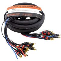 CP10RCA-25 - 10 RCA TO 10 RCA SNAKE CABLE